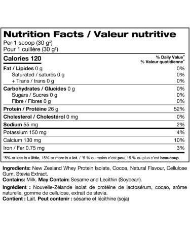 DIESEL New Zealand Whey Prot ine Isolate Nourri l'Herbe/Stevia Sucr /Aromatis au Beurre d'Arachide au Chocolat 908 g - Buy Online on GoSupps.com