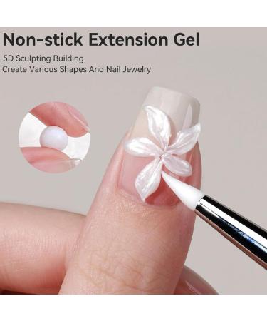 Three-Dimensional Sculpting Gel 8ml Nail Decoration | Floral Art Gel 3D Nail Maker For Beginners Manicurists Women Girls Daily Use Travel Salon Christmas Wedding Parties - Buy Online on GoSupps.com