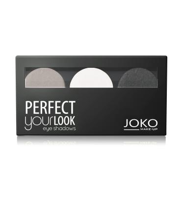 Trio Eyeshadow Palette - 302 Grey/White/Dark Grey - Joko