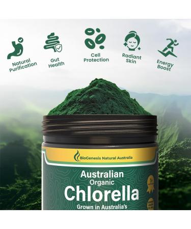 Biogenesis Organic Bundle: Spirulina Mini Tabs (1000 ct) + Chlorella Powder (200g) Australian Grown BioDynamic Cracked Cell Wall & Rich in B Vitamins Complete Vegan Wholefood Supplement - Buy Online on GoSupps.com