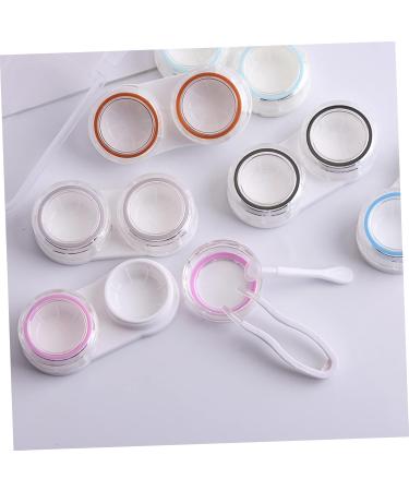 Buy Homsfou Clear Contact Lens Container - Stylish Lens Holder & Glass Storage Box for Travel | Durable & Portable Design - Buy Online on GoSupps.com
