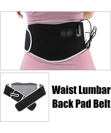 Mlehn 5V Waist Lumbar Cushion Belt - Adjustable USB Heating Support Tape for Abdominal Protection & Massage Gray Care Device - Buy Online on GoSupps.com