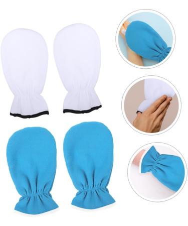 Healeved Mitaines De Cire Professionnelles R utilisables 2 Paires Taille Unique Exfoliation Hydratation Soins Mains Spa Domicile Bleu Blanc - Buy Online on GoSupps.com