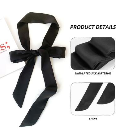 Buy Krymson Women's 2-Piece Hair Ties & Decorative Belts | Silky Breathable Fabric in Black & Red | International Shipping Available - Buy Online on GoSupps.com