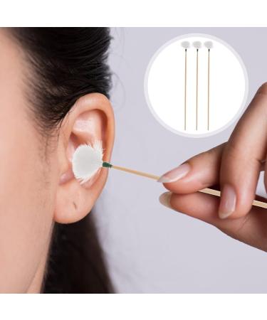 12Pcs Bamboo Handle Goose Hair Ear Pick - Ear Wax Remover & Cleaner Tool for Adults - Ear Care Supplies - Buy Online on GoSupps.com