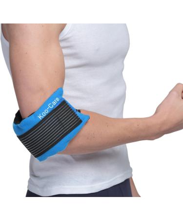 Koo-Care Flexible Gel Ice Pack & Wrap with Elastic Strap for Hot Cold Therapy - 2 Piece Set for Migraine Relief, Sprains, Muscle Pain, Bruises & Injuries - Buy Online on GoSupps.com