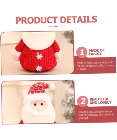 ABOOFAN 5pcs Christmas Bag Candy Bags Snowman Candy Pouch Burlap Bags Bags Apple Bag Elder Redx5pcs 24X19X1CMx5pcs - Buy Online on GoSupps.com