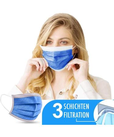 Disposable Face Cover 3-Ply Outdoor Breathable Mouth Protection Bandanas for Women and Men - Buy Online on GoSupps.com