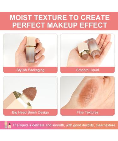  LOPHE Liquid contour stick liquid bronzing stick waterproof with cushion applicator long-lasting contour cream for a natural bronzed look (#01 Light Brown) - Buy Online on GoSupps.com