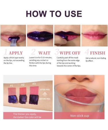 Fengyang Matt Lip Stain Peel Off Lip Jam Hydrating Lip Gloss Easy Peel Lip Gloss lippenstift glinsterend glanzend opvullende lipgloss - Buy Online on GoSupps.com