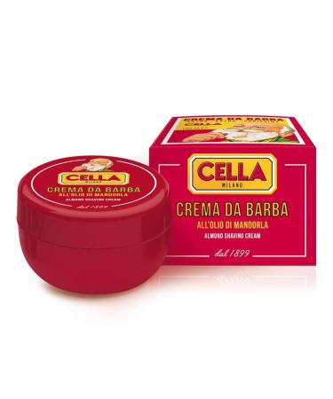 Cella Milano Almond Shaving Cream Soap 150g - Luxurious Italian Grooming Essential - Buy Online on GoSupps.com
