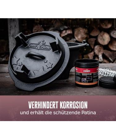 Grillf rst 5x250ml Burning & Nursing Paste - Premium Care for Cast Iron Dutch Ovens & Fire Pots | Coconut Oil & Wax - Buy Online on GoSupps.com