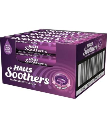 Halls Soothers Blackcurrant 45g Bars (Pack of 5) Multipack - Sore Throat Sweets Lozenges - Buy Online on GoSupps.com