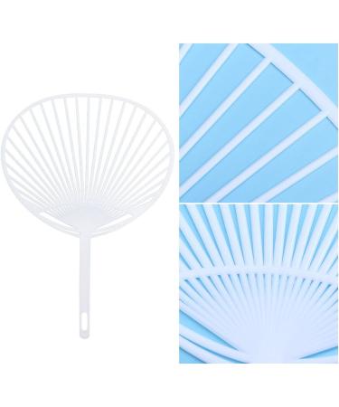 HEALLILY Wedding Frame Fan Making Supplies 20pcs Japanese Paper Fan Frame Uchiwa Frame DIY Hand-held Fan Frame Kit for DIY Crafts (White) Hand- Held Fan Framework Handheld Fans - Buy Online on GoSupps.com