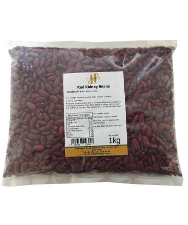 Hides Fine Foods - Red Kidney Beans 1kg - GMO Free - Suitable for Vegetarians - Cooking - Soups - Cassoulet - Stews - Salads - Supports Digestive Health - Buy Online on GoSupps.com