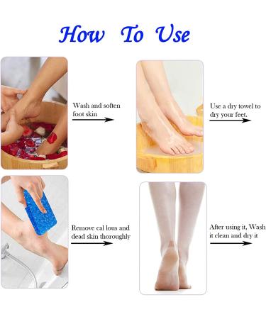 40 Pcs Blue Pumice Stone Foot Scrubber for Callus Removal and Skin Care - Buy Online on GoSupps.com