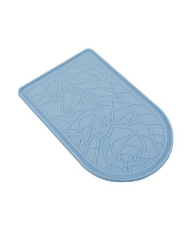 NUOBESTY Rose Silicone Mold Crafts Roses Silicone Molds DIY Mold Rose Pattern Wall Art Vintage Decorate As Shown 23.80X14.50X0.70CM