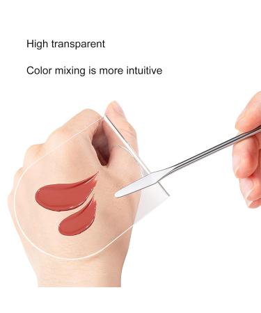 Buy Acrylic Cosmetic Mixing Palette Set - Transparent Mixing Palette & Spatula for Professional Makeup | International Shipping - Buy Online on GoSupps.com