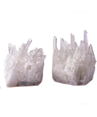 1PC Natural Raw Quartz White Clear Crystal Cluster Stones Crystal Point Specimen Home Decoration Raw Crystals Raw Stones and Minerals ERBDRGAZ 1pc Random Delivery - Buy Online on GoSupps.com