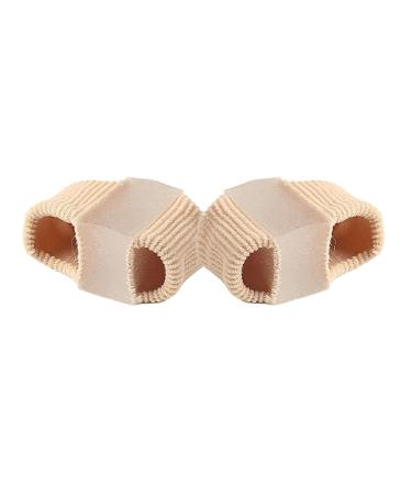 Toe separator gel-toe separator suitable for men and women universal breathable material light rail L 3.2 x 1.8 x 2.2 cm 2 pieces L 3.2x1.8x2.2 cm