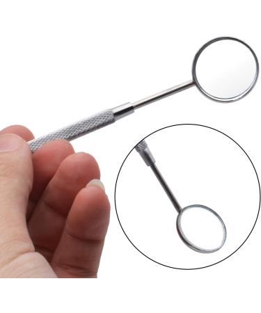 Eyelash Extension Mirror Set - 3 Detachable Mini Makeup Mirrors | Stainless Steel Beauty Tools for Precision Observation - 15x2cm - Buy Online on GoSupps.com