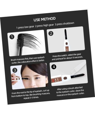 Buy Electric Eyelash Curler Set - Heated Curling Clip Beauty Tool for Perfect Eyelashes - International Shipping Available - Buy Online on GoSupps.com