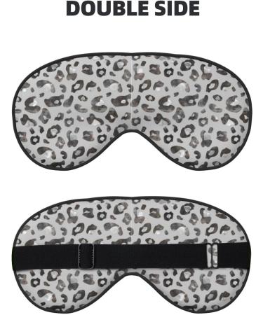 Shop Wild Animal Leopard Print Sleep Eye Mask - Soft Eye Cover for Night Sleeping & Travel - International Shipping Available - Buy Online on GoSupps.com