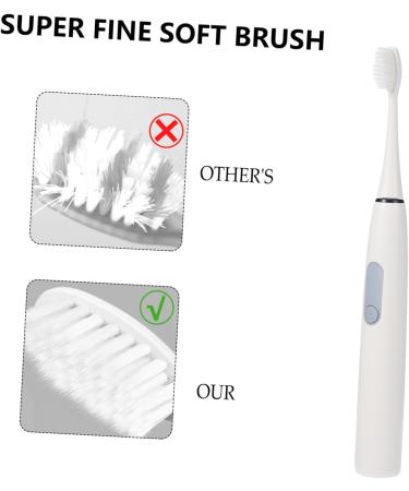 Beavorty Electric Toothbrush for Kids - Automatic Travel Toothbrush - Lightweight Gray - 1 Pack - Buy Online on GoSupps.com