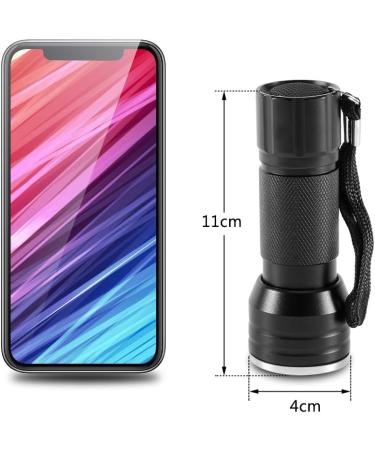 Yosoo Health Gear ET-A5386 UV Torch Ultraviolet Flashlight Portable Torch Lamp 21 LED Blacklight UV Flashlight Torch for Pet Urine Detector Find Stains on Clothes Carpet Rugs Floor - Buy Online on GoSupps.com