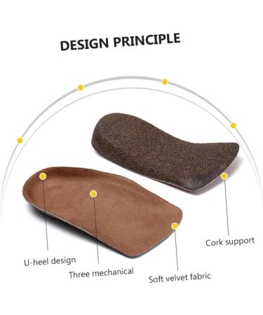 Buy Cork Insole Plantar Insoles - Heel Lifting Inserts & Essential Oil Diffuser Pads for Comfort & Support | International Shipping Available - Buy Online on GoSupps.com