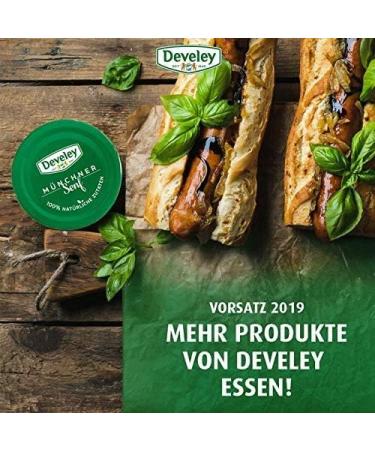 German Mustard | Munich Bavarian Mustard | Sweet & Spicy | 250 ml | Develey | Germany - Buy Online on GoSupps.com