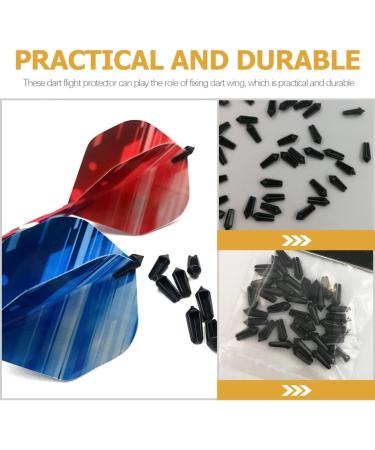 INOOMP 40Pcs Dart Flight Protectors - Plastic Wing Corrector for Competition Darts - Buy Online on GoSupps.com