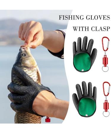Waterproof Anti-Cut Fishing Gloves for Predatory Fish - 2 Piece Set with Magnetic Closure | International Shipping - Buy Online on GoSupps.com