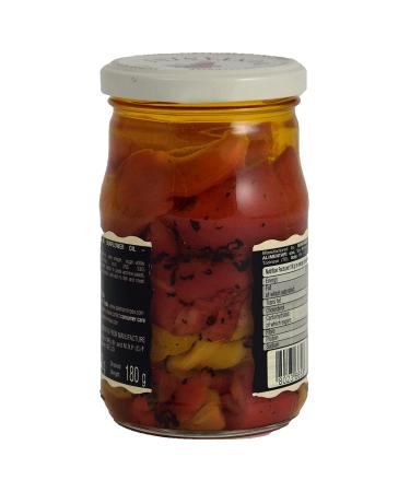 Montanini Grilled Pepper Fillets 280g - Authentic Italian Peperoni Grigliati | International Shipping Available - Buy Online on GoSupps.com