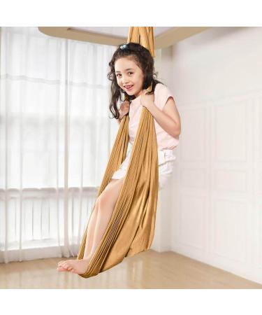 Children's Sensory Full Body Socks for Autism - Stretchy Breathable Stress-Reducing 280x100cm Gold Sox for Young Girls & Adults - Buy Online on GoSupps.com