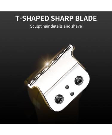 DSP Cordless Hair Clipper for Men - Rechargeable Beard Trimmer with LED Display (Gold) - Buy Online on GoSupps.com