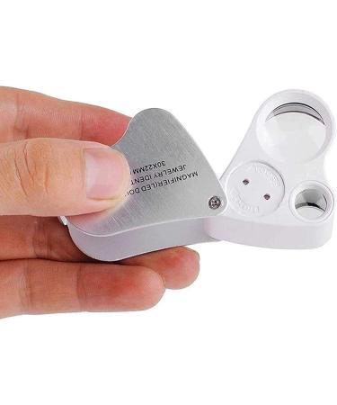 Magnifying Glass and Led Light Source 30X60X Calligraphy and Painting for Reading Crafts Repair Magnifier Lofty Ambition