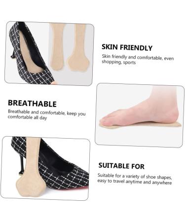 NOLITOY Anti-Wear Seven-Point Pad High Heels Insoles - 2 Sets of Soft Gel Shoe Inserts for Women - Clear Self-Adhesive Heel Pads for Travel - Buy Online on GoSupps.com