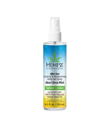 HEMPZ After Sun Cooling Aloe Vera Body Spray Vegan formula to Soothe and Hydrate Sunburn 8.5 oz.
