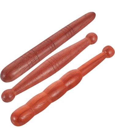 Lurrose 15 STK Acupressure Stab Reflexion Massage Tools | Home Thai Massage Device | Trigger Stick for Neck & Body Relief | 5 Pieces 15x2cm - Buy Online on GoSupps.com