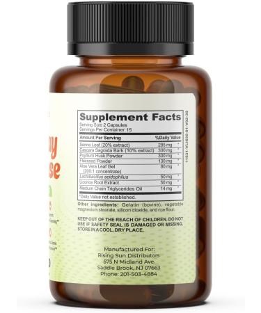 Mira s Harvest 15-Day Cleanse - Two Phase Herbal Gut Cleanse for Men & Women| Herbal Cleanse with Aloe Vera Psyllium Senna| 30 Capsules - Buy Online on GoSupps.com