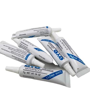 Yongsters 2 Pcs 7g Eyelash Glue Adhesive Strong Waterproof Clear Lash Glue For False Eyelashes - Professional Salon & Home Use (2 Pcs)