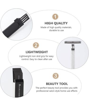 Fomiyes Manual Razor Set for Men - Precision Wet Shaving Metal Hairbrush & Safety Razor - Premium Grooming Kit - Buy Online on GoSupps.com