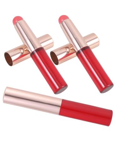 3pcs Silicone Lip Brush Lipstick Applicator Wands Women Makeup Tool Makeup Brush Concealer Brush Lip Gloss Brush Lip Applicator Portable Lip Brush Makeup Tools Lip Gloss Applicator