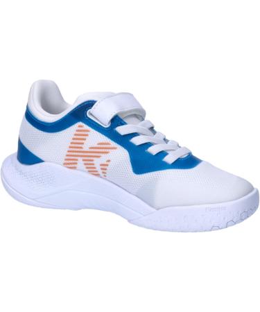 Kempa Unisex Children's Kourtfly Sports Shoes | Kids' Sneakers 33 EU White Blue - Shop Now! - Buy Online on GoSupps.com