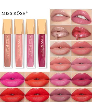 Long Lasting Matte to Glitter Liquid Lipstick - 16 Color Waterproof Lip Gloss | Sparkly Metallic Shimmer for Women - Buy Online on GoSupps.com