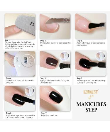 FZANEST Diamond Green Gel Nail Polish | Soak Off LED UV Polish - Buy Online on GoSupps.com