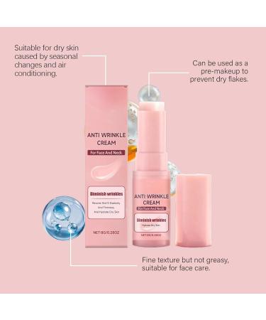  homomdy Collagen balm stick moisturizing collagen sticks anti-wrinkle face and eye cream hydrating and firming smooths and firms sagging skin improves elasticity (2pcs) - Buy Online on GoSupps.com