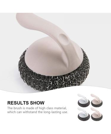 4pcs Dish Scrub Brush Iron Wire Cleaning Brushes Pot Dish Pan Cleaning Sponge for Kitchen Tableware Cleaning Tools Brushes (Color : Color2) (Color1) - Buy Online on GoSupps.com