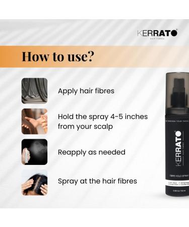 Hair Fibers Unisex Water Resistant Locking Spray 3.38 Fl Oz Strong Hold - Buy Online on GoSupps.com